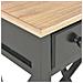 Lusso Casadino -  Tavolino Laterale Nero 27x27x65,5 Cm In Legno - Foto miniatura 6