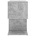 Comodini 2pz Grigio Cemento 50x30x51,5 Cm In Legno Multistrato - Foto miniatura 5