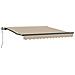 Tenda retrattile automatica  Beige 300x250 cm, Tessuto di ricambio per tenda  per struttura 3x2.5 m Beige - Foto miniatura 5