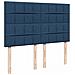 Giroletto a Molle con Materasso Blu 140x200 cm in Tessuto - Foto miniatura 7