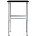 Banco Lavoro Marrone Scuro 80x60x(71,5-98) cm Legno di Rovere - Foto miniatura 6