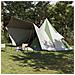 Tenda tipica per famiglie Verde 12 persone impermeabile - Foto miniatura 2