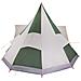 Tenda tipica per famiglie Verde 12 persone impermeabile - Foto miniatura 6