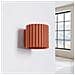Lampada Da Parete Aura Rosso Ocra G9 Sl. 1801 - Minimalist Lampada Da Parete Ocra Rossa 10x10x12 Cm - Foto miniatura 2