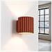 Lampada Da Parete Aura Rosso Ocra G9 Sl. 1801 - Minimalist Lampada Da Parete Ocra Rossa 10x10x12 Cm - Foto miniatura 3