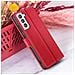 Custodia A Portafoglio Per Galaxy S21 Plus Con Supporto E Linguetta Magnetica, Rosso - Foto miniatura 4