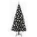 Alberi di Natale artificiali Nero 180 cm PVC - Foto miniatura 1