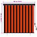 Tenda a Rullo Esterna Arancione e bianco 180 x 250 cm Tessuto - Foto miniatura 8