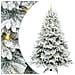 Albero di Natale artificiale con 300 LED Bianco 180 cm PE e PVC - Foto miniatura 1