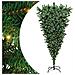Albero di Natale artificiale preilluminato capovolto con set di palline - Foto miniatura 1