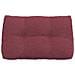 Cuscino per Schiena Rosso Vino 80 x 24 x 50 cm Tessuto - Foto miniatura 6