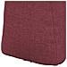 Cuscino per Schiena Rosso Vino 80 x 24 x 50 cm Tessuto - Foto miniatura 9