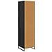 Armadio 2 pcs Rovere Nero 50 x 50 x 200 cm Legno multistrato - Foto miniatura 7