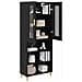 Credenza Rovere Nero 69,5 x 34 x 180 cm - Foto miniatura 3