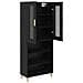 Credenza Rovere Nero 69,5 x 34 x 180 cm - Foto miniatura 5