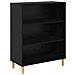 Credenza Rovere Nero 69,5 x 34 x 180 cm - Foto miniatura 6