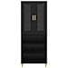 Credenza Rovere Nero 69,5 x 34 x 180 cm - Foto miniatura 8