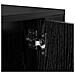 Mobile TV da parete Rovere nero 80 x 34,5 x 40 cm - Foto miniatura 8