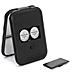 Specchio Per Trucco Portatile A Led Con Ingrandimento 3x E Luce Ad Anello Black - Foto miniatura 2