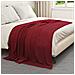 Coperte da Pile 6 pcs Rosso Bordeaux 200 x 150 cm Panno - Foto miniatura 3