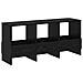Scaffale per riviste Rovere Nero 102 x 30 x 45 cm - Foto miniatura 1
