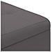 Pouf contenitore Grigio 80 x 80 x 45 cm Pelle sintetica - Foto miniatura 7
