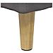 Pouf contenitore Grigio 80 x 80 x 45 cm Pelle sintetica - Foto miniatura 8