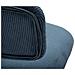 Set 2 Sgabelli Bar Light Navy Blu Con Schienale, Struttura Nera Regolabili In Altezza - Foto miniatura 7