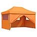 Tenda Party Arancione 279 x 410 x 315 cm Tessuto Oxford - Foto miniatura 1