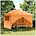 Tenda Party Arancione 279 x 410 x 315 cm Tessuto Oxford - Foto miniatura 2