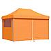 Tenda Party Arancione 279 x 410 x 315 cm Tessuto Oxford - Foto miniatura 3