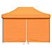 Tenda Party Arancione 279 x 410 x 315 cm Tessuto Oxford - Foto miniatura 4