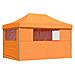 Tenda Party Arancione 279 x 410 x 315 cm Tessuto Oxford - Foto miniatura 7