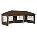 Tenda per feste a pop-up 575 x 289 x 245 cm Tortora - Foto miniatura 1