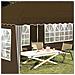 Tenda per feste a pop-up 575 x 289 x 245 cm Tortora - Foto miniatura 3