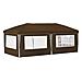 Tenda per feste a pop-up 575 x 289 x 245 cm Tortora - Foto miniatura 7