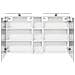 Set di Armadi da Bagno con lo scaffale 3 pcs 120 x 14,5 x 70 cm - Foto miniatura 7