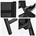 Sedie da giardino reclinabili 2 pcs Nero 58 x 73 x 111,5 cm - Foto miniatura 8