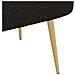 Panchina imbottita con schienale Nero 110 x 60 x 76 cm Bouclé - Foto miniatura 6