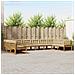 Set di divani da esterno con cuscino 10 pcs Naturale e Beige - Foto miniatura 2