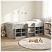 Struttura Letto Loft con Mobile 3 pz Grigio Cemento - Foto miniatura 2
