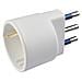 Adattatore Spina 16a 2p+T, Presa 10/16 A 2p+T, 250v Adattatore Spina 16a - Foto miniatura 1