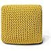 Pouf Poggiapiedi In Tessuto Giallo 50 X 50 X 31 Cm Conrad - Foto miniatura 23
