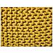 Pouf Poggiapiedi In Tessuto Giallo 50 X 50 X 31 Cm Conrad - Foto miniatura 4