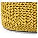 Pouf Poggiapiedi In Tessuto Giallo 50 X 50 X 31 Cm Conrad - Foto miniatura 7