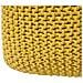 Pouf Poggiapiedi In Tessuto Giallo 50 X 50 X 31 Cm Conrad - Foto miniatura 18