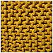 Pouf Poggiapiedi In Tessuto Giallo 50 X 50 X 31 Cm Conrad - Foto miniatura 19