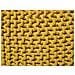 Pouf Poggiapiedi In Tessuto Giallo 50 X 50 X 31 Cm Conrad - Foto miniatura 10