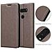 Custodia Compatibile Con Lg V35 In Bruno Caffè - Coperchio Protettiva Con Chiusura Magnetica, Funzione Stand E Tasca Per Le Carte - Foto miniatura 10