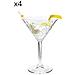 Set Coppe Timeless Per Martini Da 4 Pezzi, In Vetro Trasparente - Foto miniatura 7